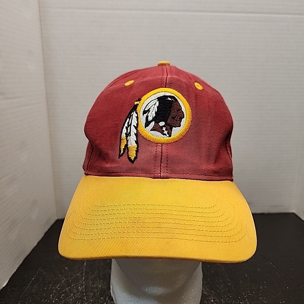 Vintage Washington Redskins NFL Snapback Hat Cap Indian Logo Football 90s Y2K